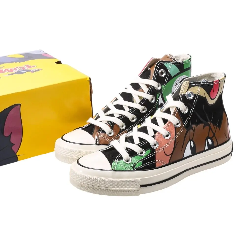נעלי קונברס-Converse CAT MULTICOLOR – תמונה 3