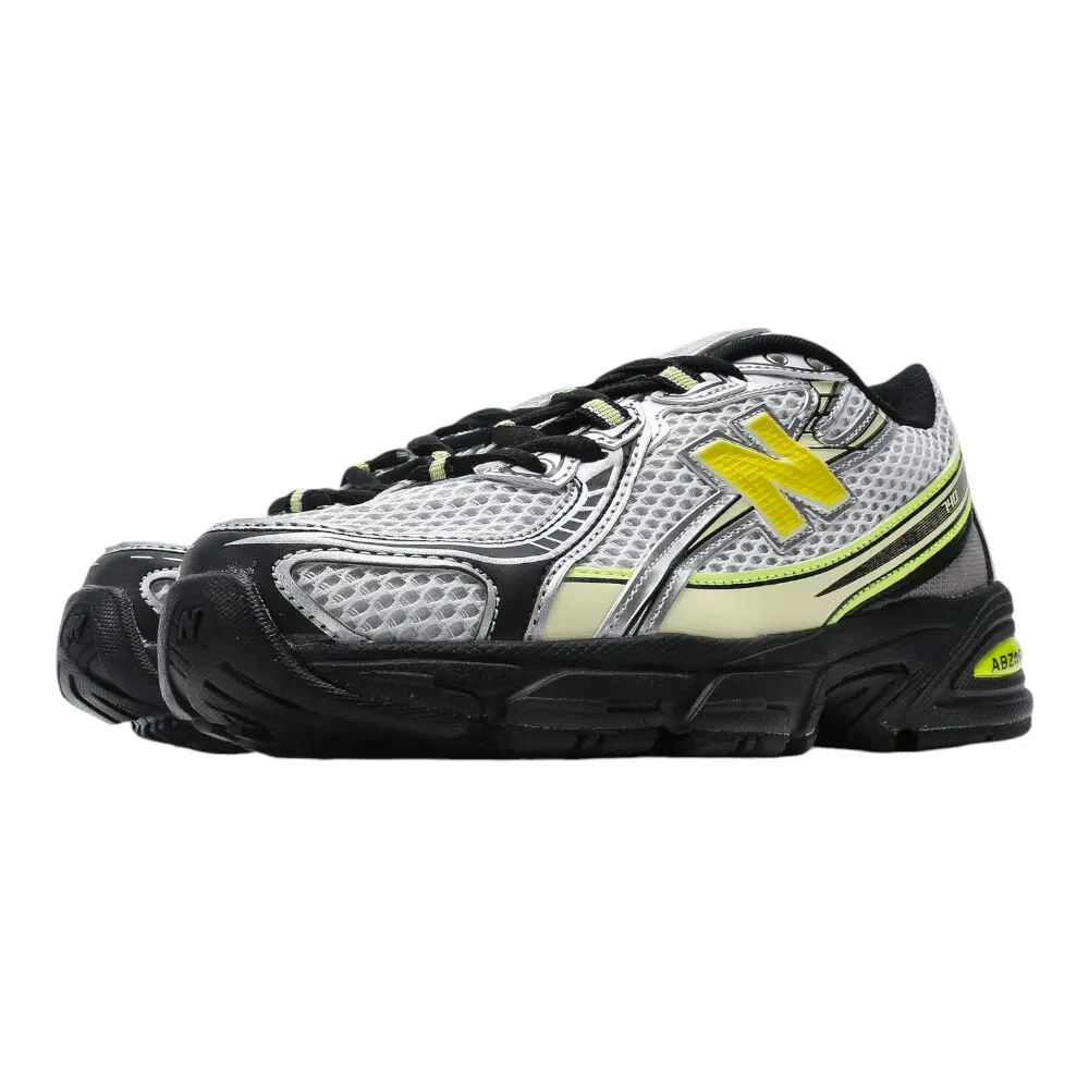ניו באלאנס-New Balance 740 Gray Black Yellow mix soft – תמונה 3