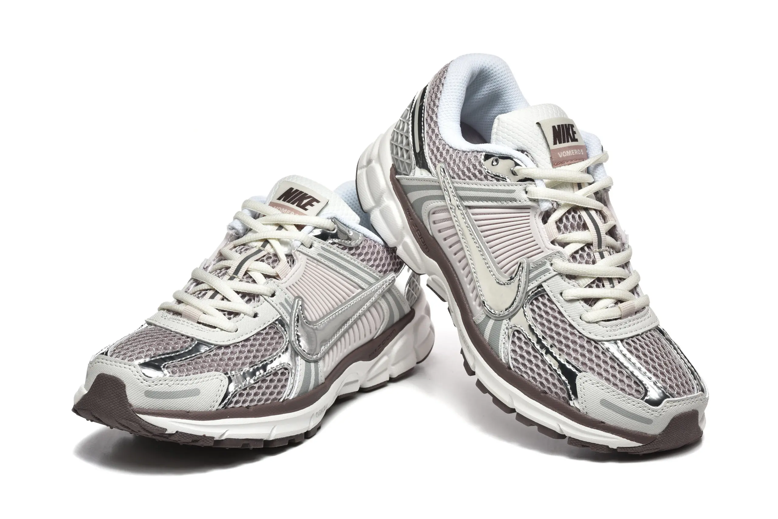 נעלי נייק-Nike Air Zoom Vomero 5 GRAY SILVER – תמונה 4