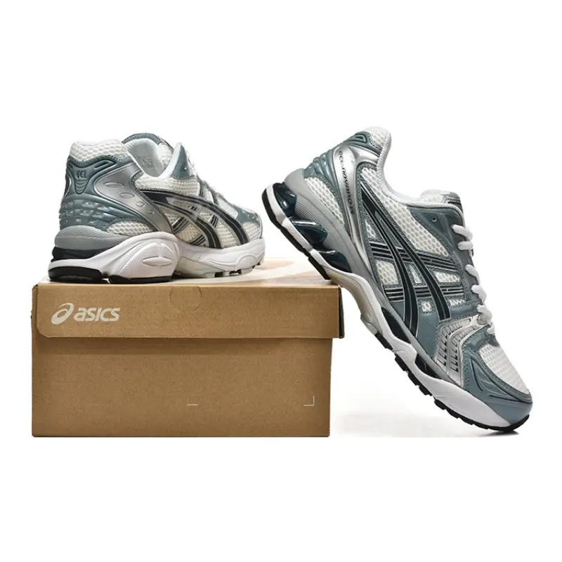 נעלי אסיקס - ASICS Novablast 4 GRAY WHITE MIX – תמונה 6