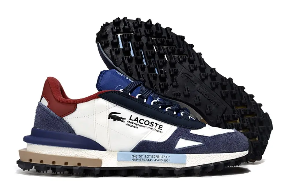 נעלי לקוסט-LACOSTE SHOES BLUE WHITE