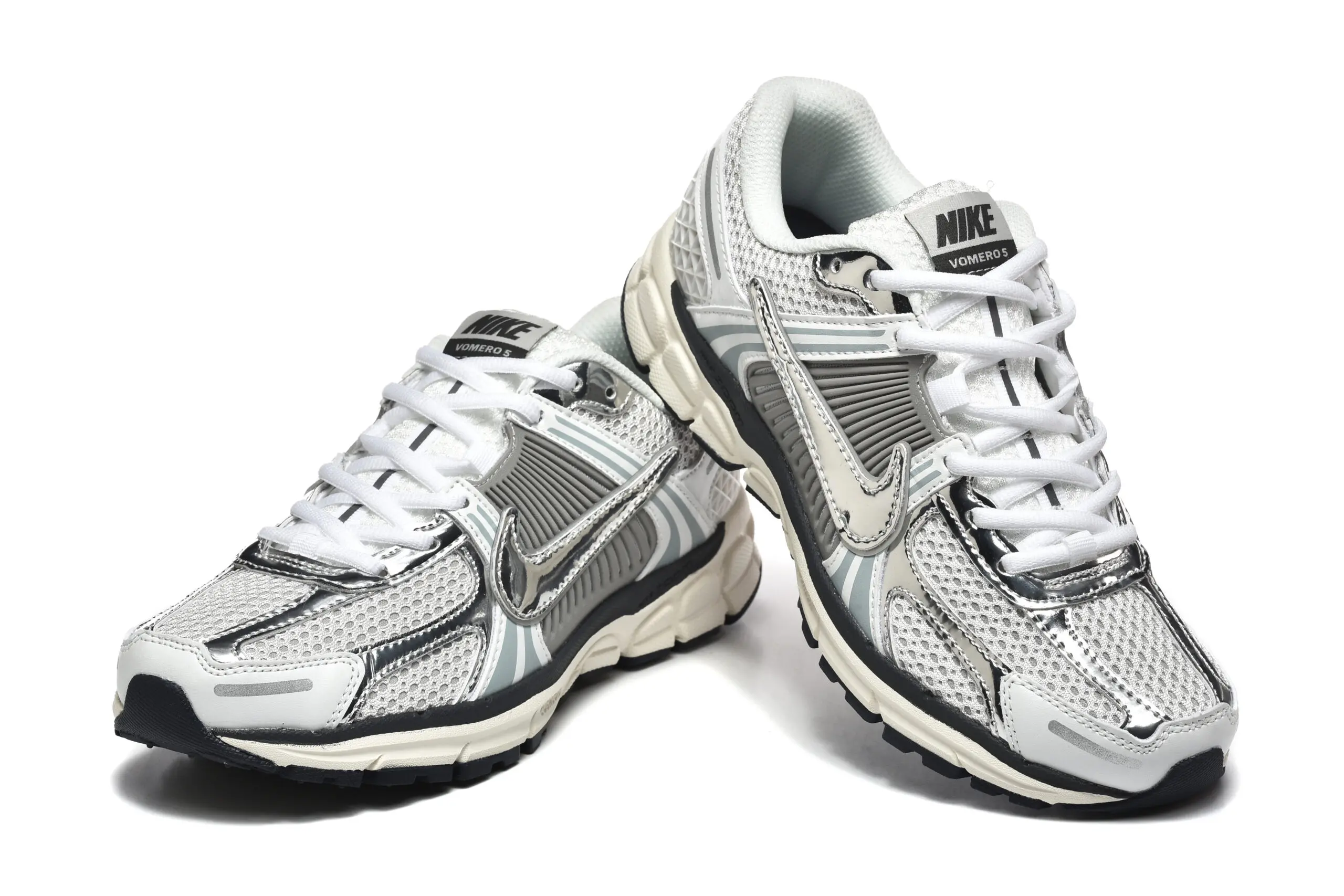 נעלי נייק-Nike Air Zoom Vomero 5 SILVER GRAY – תמונה 6